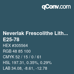Farbcode: Neverlak Frescolithe Lithox Putop - E25-78 | qconv.com