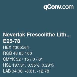 Color code: Neverlak Frescolithe Lithox Putop - E25-78 | qconv.com