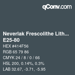 Color code: Neverlak Frescolithe Lithox Putop - E25-80 | qconv.com