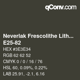 Color code: Neverlak Frescolithe Lithox Putop - E25-82 | qconv.com