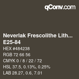 Color code: Neverlak Frescolithe Lithox Putop - E25-84 | qconv.com