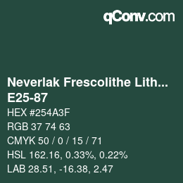 Color code: Neverlak Frescolithe Lithox Putop - E25-87 | qconv.com