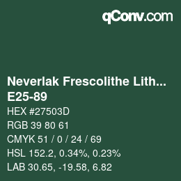 Farbcode: Neverlak Frescolithe Lithox Putop - E25-89 | qconv.com