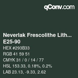 Farbcode: Neverlak Frescolithe Lithox Putop - E25-90 | qconv.com