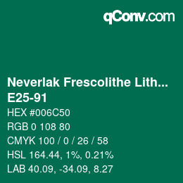 Farbcode: Neverlak Frescolithe Lithox Putop - E25-91 | qconv.com