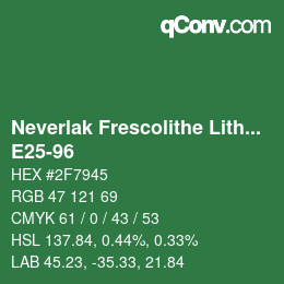 Color code: Neverlak Frescolithe Lithox Putop - E25-96 | qconv.com
