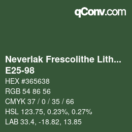 Color code: Neverlak Frescolithe Lithox Putop - E25-98 | qconv.com