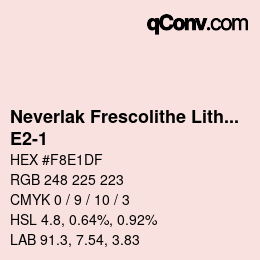 Farbcode: Neverlak Frescolithe Lithox Putop - E2-1 | qconv.com