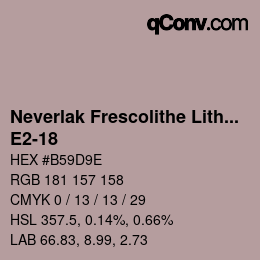 カラーコード: Neverlak Frescolithe Lithox Putop - E2-18 | qconv.com