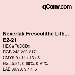 カラーコード: Neverlak Frescolithe Lithox Putop - E2-21 | qconv.com