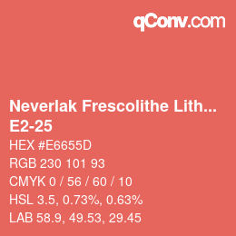 Farbcode: Neverlak Frescolithe Lithox Putop - E2-25 | qconv.com