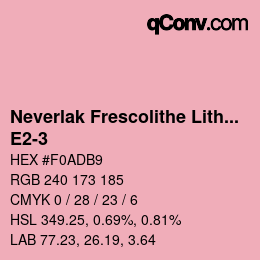 Código de color: Neverlak Frescolithe Lithox Putop - E2-3 | qconv.com