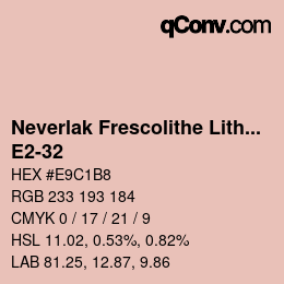 Código de color: Neverlak Frescolithe Lithox Putop - E2-32 | qconv.com