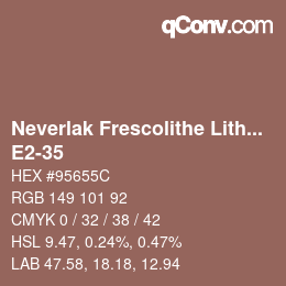 Farbcode: Neverlak Frescolithe Lithox Putop - E2-35 | qconv.com