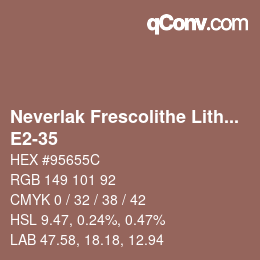 Código de color: Neverlak Frescolithe Lithox Putop - E2-35 | qconv.com