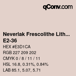 Farbcode: Neverlak Frescolithe Lithox Putop - E2-36 | qconv.com