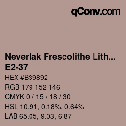 Código de color: Neverlak Frescolithe Lithox Putop - E2-37 | qconv.com