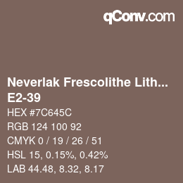 カラーコード: Neverlak Frescolithe Lithox Putop - E2-39 | qconv.com