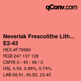 Farbcode: Neverlak Frescolithe Lithox Putop - E2-43 | qconv.com