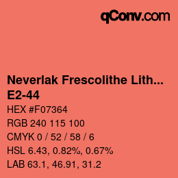 カラーコード: Neverlak Frescolithe Lithox Putop - E2-44 | qconv.com