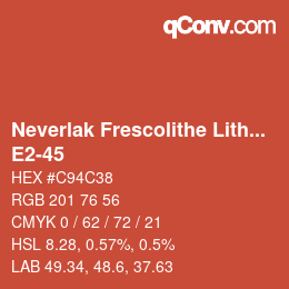 Código de color: Neverlak Frescolithe Lithox Putop - E2-45 | qconv.com