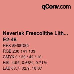 カラーコード: Neverlak Frescolithe Lithox Putop - E2-48 | qconv.com