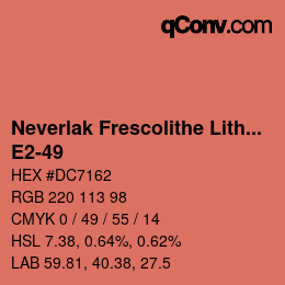 カラーコード: Neverlak Frescolithe Lithox Putop - E2-49 | qconv.com