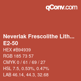 カラーコード: Neverlak Frescolithe Lithox Putop - E2-50 | qconv.com