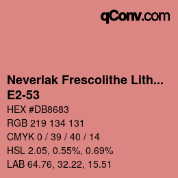 Código de color: Neverlak Frescolithe Lithox Putop - E2-53 | qconv.com