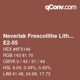 Farbcode: Neverlak Frescolithe Lithox Putop - E2-55 | qconv.com