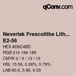 Farbcode: Neverlak Frescolithe Lithox Putop - E2-56 | qconv.com