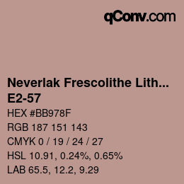 Código de color: Neverlak Frescolithe Lithox Putop - E2-57 | qconv.com