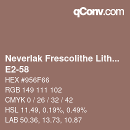 カラーコード: Neverlak Frescolithe Lithox Putop - E2-58 | qconv.com