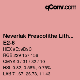 Código de color: Neverlak Frescolithe Lithox Putop - E2-8 | qconv.com