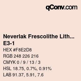 Farbcode: Neverlak Frescolithe Lithox Putop - E3-1 | qconv.com