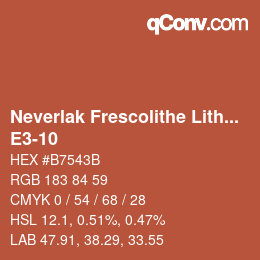 Farbcode: Neverlak Frescolithe Lithox Putop - E3-10 | qconv.com