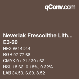 Farbcode: Neverlak Frescolithe Lithox Putop - E3-20 | qconv.com