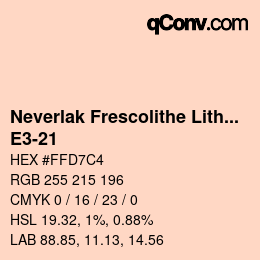 Farbcode: Neverlak Frescolithe Lithox Putop - E3-21 | qconv.com