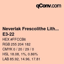 カラーコード: Neverlak Frescolithe Lithox Putop - E3-22 | qconv.com