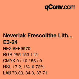 Código de color: Neverlak Frescolithe Lithox Putop - E3-24 | qconv.com