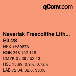 Código de color: Neverlak Frescolithe Lithox Putop - E3-28 | qconv.com