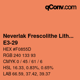 Farbcode: Neverlak Frescolithe Lithox Putop - E3-29 | qconv.com