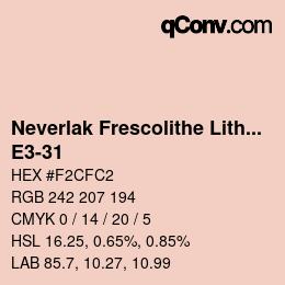 Farbcode: Neverlak Frescolithe Lithox Putop - E3-31 | qconv.com