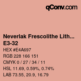カラーコード: Neverlak Frescolithe Lithox Putop - E3-32 | qconv.com