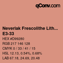 Código de color: Neverlak Frescolithe Lithox Putop - E3-33 | qconv.com