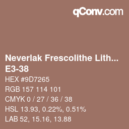 Farbcode: Neverlak Frescolithe Lithox Putop - E3-38 | qconv.com