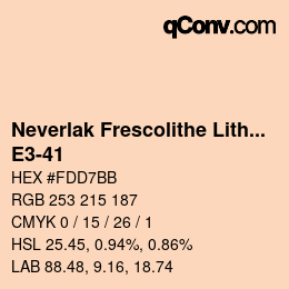 Código de color: Neverlak Frescolithe Lithox Putop - E3-41 | qconv.com