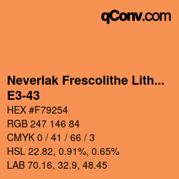 Code couleur: Neverlak Frescolithe Lithox Putop - E3-43 | qconv.com