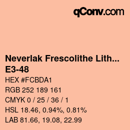 Color code: Neverlak Frescolithe Lithox Putop - E3-48 | qconv.com