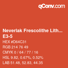 カラーコード: Neverlak Frescolithe Lithox Putop - E3-5 | qconv.com